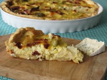 tarte aux poireaux et au bleu