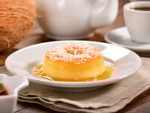 Petits flans à la noix de coco