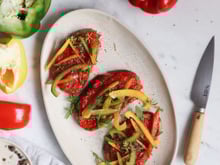 Poivrons rouges de France confits