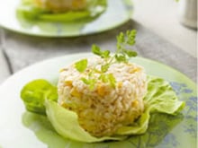 Timbales de riz au thon