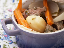 Cocottes aux 3 viandes et 3 légumes, façon baeckeofe à l'ancienne