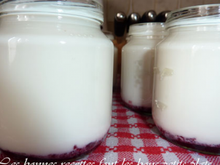 Yaourts vanille & cerises