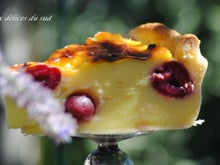 Flan pâtissier aux cerises