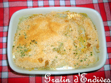 Gratin d'endives et boulgour