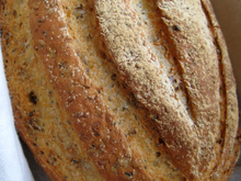 Pain zébré aux graines