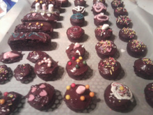 Amuse bouche chocolaté, bouchée