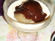 La célèbre poire Belle Helène