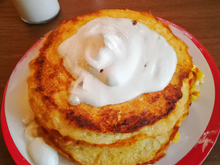 Pancakes au yaourt et maïzena