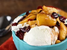 Glace à la vanille base crème anglaise