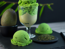 Glace au thé vert