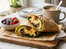 Sans gluten et protéinée : la recette de wrap qui va changer votre petit-déjeuner ou votre déjeuner (et elle est super simple à faire !)