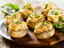 Champignons farcis au boursin