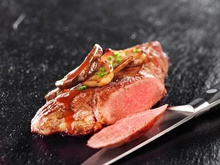 Pluma de pata negra aux cèpes et au Banyuls