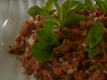 Tartare de viande crue - Kafta nayé