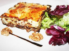 Gratin de patate douce aux noix et parmesan