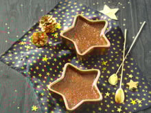 Crème brûlée au chocolat, tofu et soja