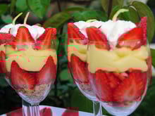 Tarte aux fraises revisitée classique