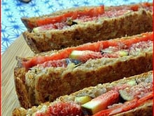 Croq'Cantal, figues et chorizo