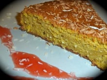 Fondant au potiron-coco-citron
