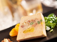 Terrine de foie gras façon mendiant