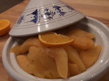 Tajine de fruits aux pommes et aux coings