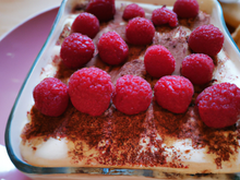Tiramisu framboises