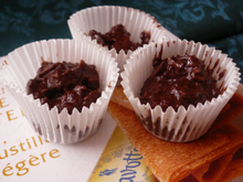 Petits feuilletés chocolat praliné