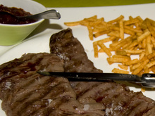 Onglet sauce steak house