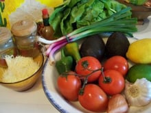 Burritos au poulet et son guacamole