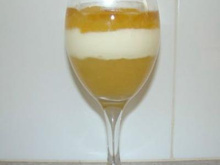 Verrine de bavarois Normand aux Pommes