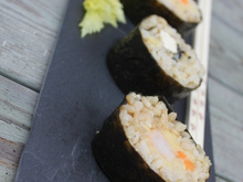 Makis aux crevettes yakitori