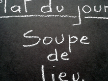 Soupe de lieu au safran