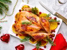 Poulet rôti à l'orange