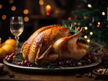 Dinde de Noël farcie