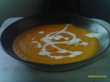Soupe de carottes au lait de coco Thermomix