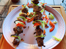 Brochettes de bœuf marinées express