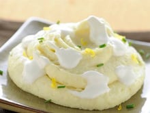 Purée de pommes de terre au citron