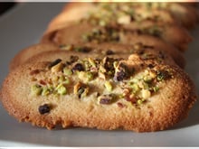 Langues de chat à la pistache