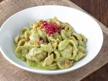 Orecchiettes au pesto de courgettes