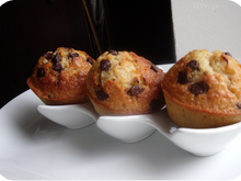 Muffins aux pépites de chocolat de nigella lawson!