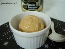 Glace à la confiture de lait et caramel au beurre salé