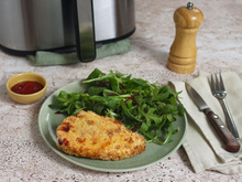 Escalope de poulet pané au Air Fryer