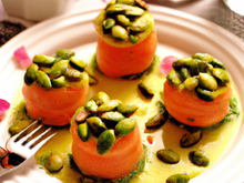 Ballotines de saumon aux pistaches