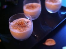 Mousse de kaki au gingembre