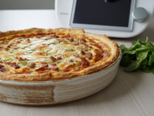 Tarte aux poireaux au thermomix