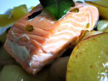 Saumon aux poires