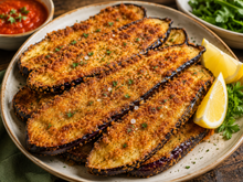 Vous avez des aubergines ? Testez-les à la milanaise, la version panée et dorée qui change du gratin classique