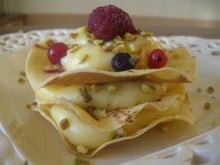 Millefeuille de crêpes croustillantes