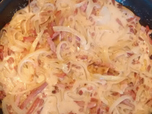 Gratin de pâtes au Roquefort