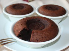 Fondant aux 3 chocolats